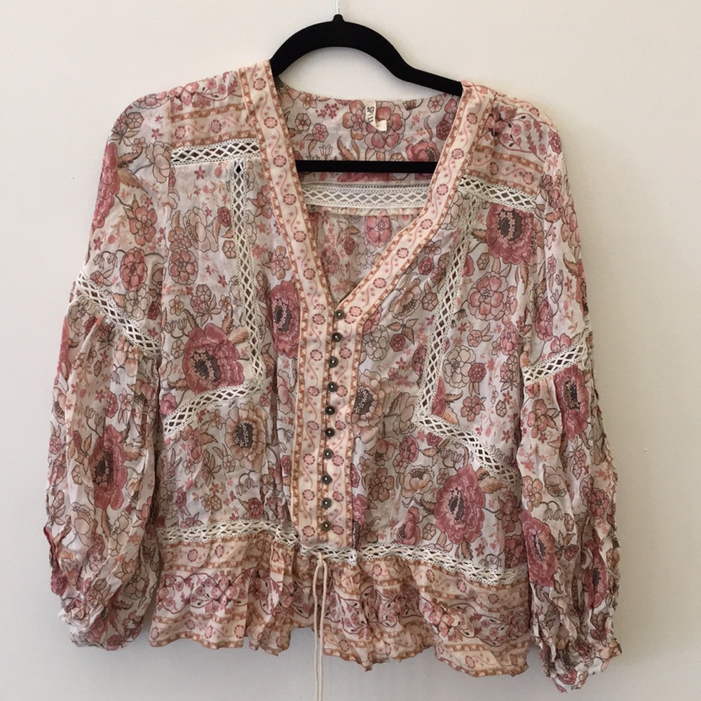 Spell & the Gypsy -Zahara blouse in  rose water